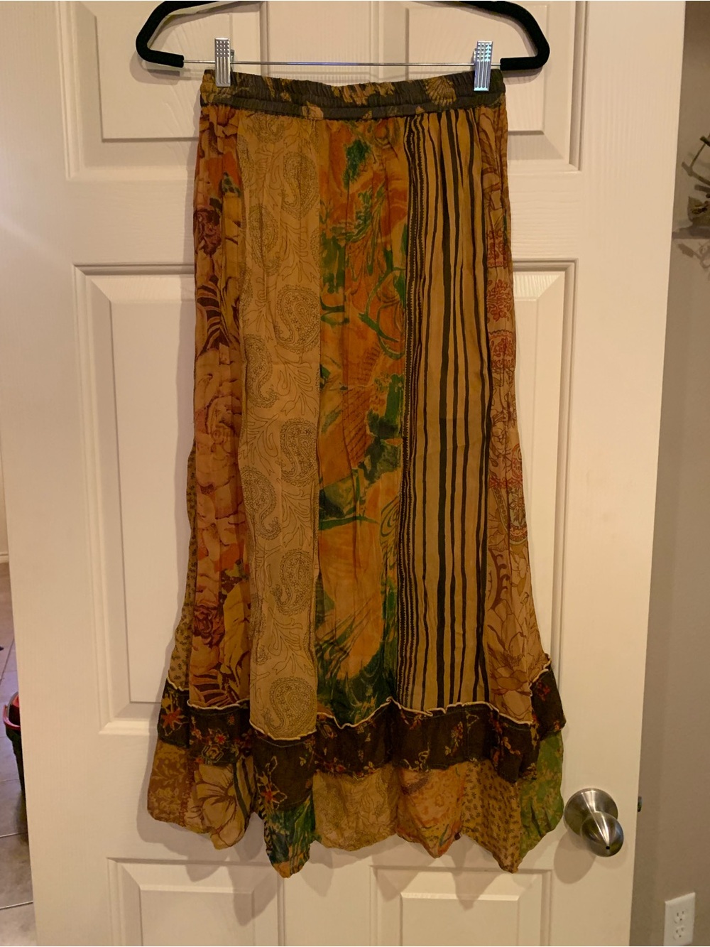 Boho High-Low Patchwork Skirt - Picture 2 of 8